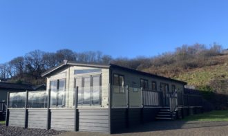 Brand new Pemberton Rivendale Lodge on a spectacular plot here at Gorse Hill in Conwy