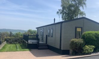 This 2018 Willerby Aspen has spectacular views over the River Conwy.